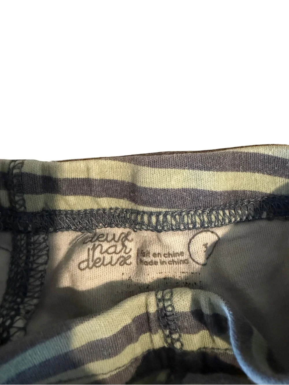 deux par deux Gray & Cream Dino and Monster Pajama sets (2 pairs of PJs bundle)